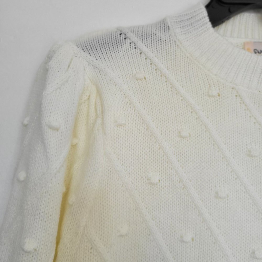 NWT Sweater White Women Size XL - Picture 3 of 12